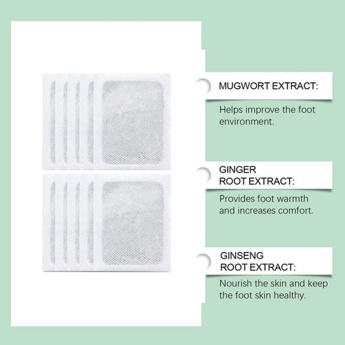 100% 🥉 Pure Sole Herbal & Gentle Ingredient Detox Foot Pads -599
