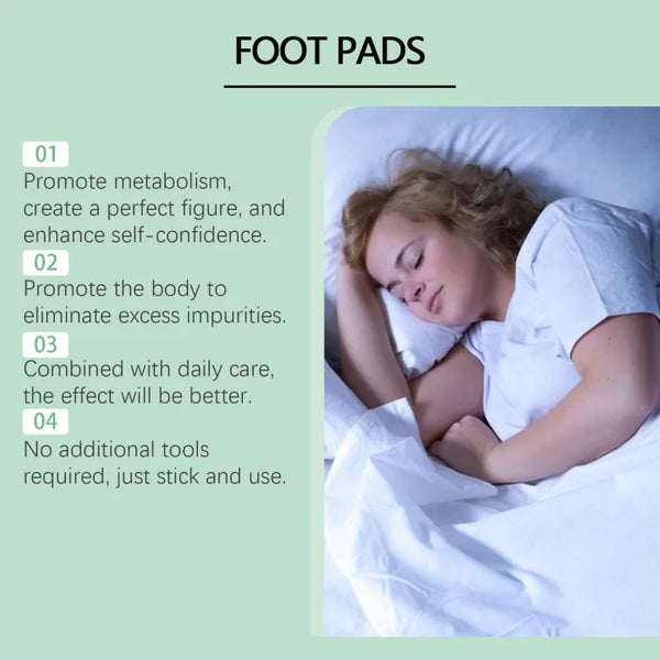 100% Herbal & Gentle Ingredient Detox Foot Pads (Pack of 30)