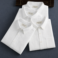 Men's Premium Line White Cotton Linen Shirt Full Sleeves (Pack Of 4)